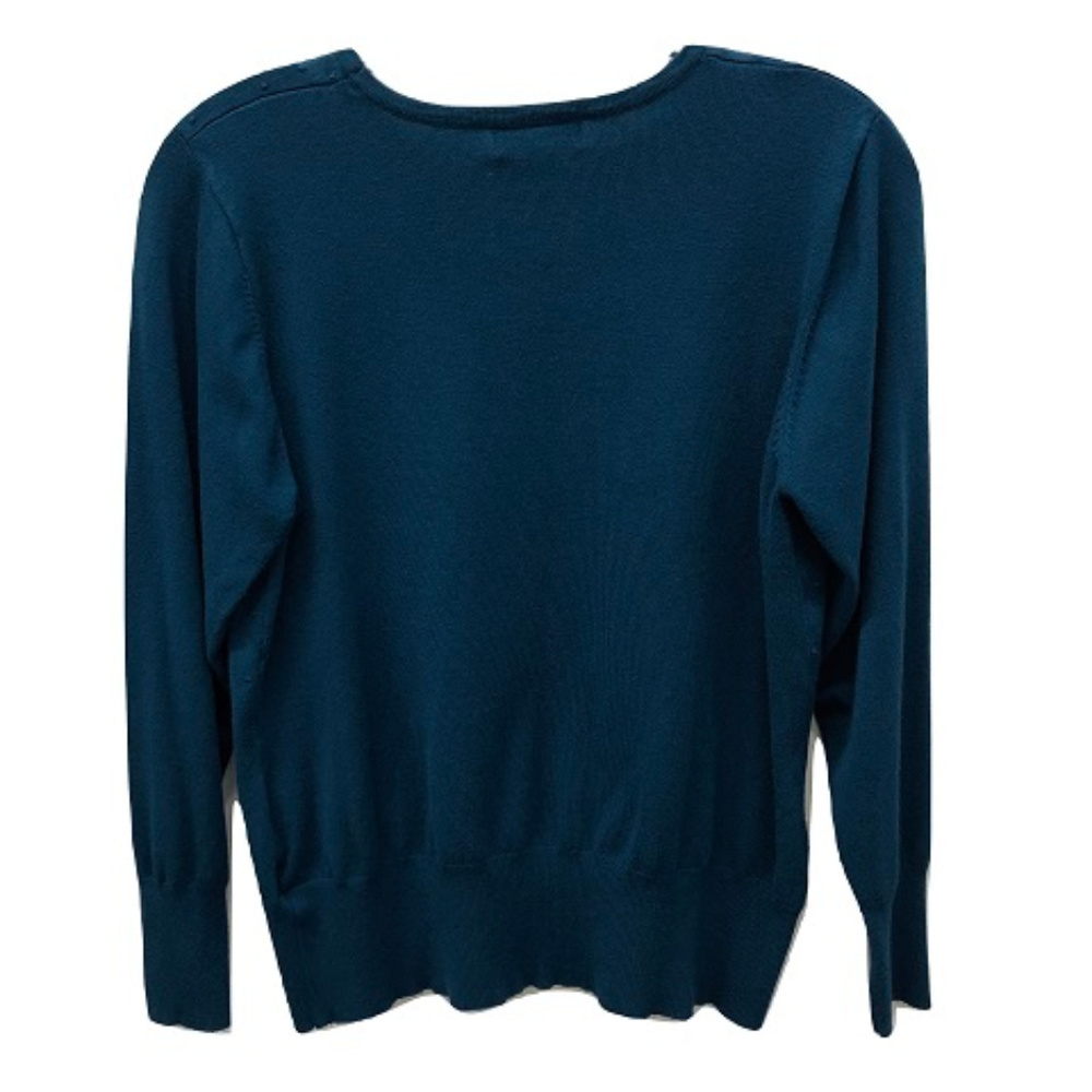 First Avenue Long-Sleeve Crew-Neck Sweater, Size M - Picture 2 of 2